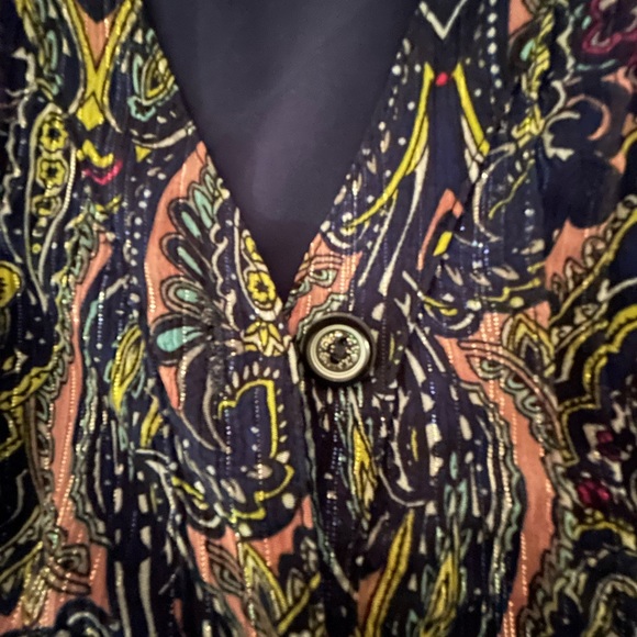 Maxi dress - never worn outside my home. Great condition - great color/pattern. - Picture 9 of 10